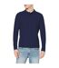 Polo Manches Longues Homme Bleu Marine Stedman-1