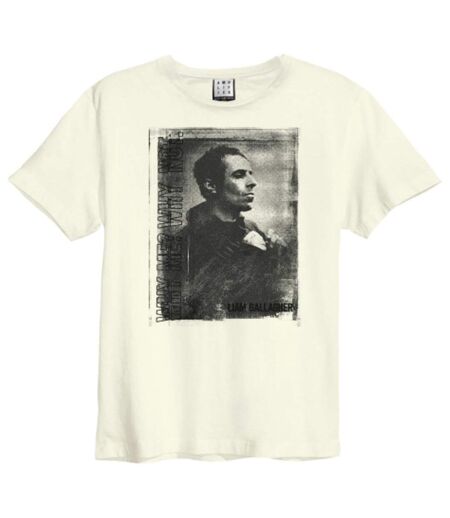 T-shirt Why Me Portrait Adulte Blanc Amplified