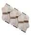3 Pairs Ladies Short Alpaca Wool Moisture Wicking Socks-2