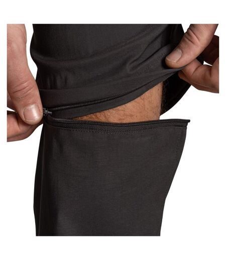 Pantalon Uni À Taille Mi-haute Semi-élastiquée 2-en-1 Kiwi Pro Homme Anthracite Craghoppers