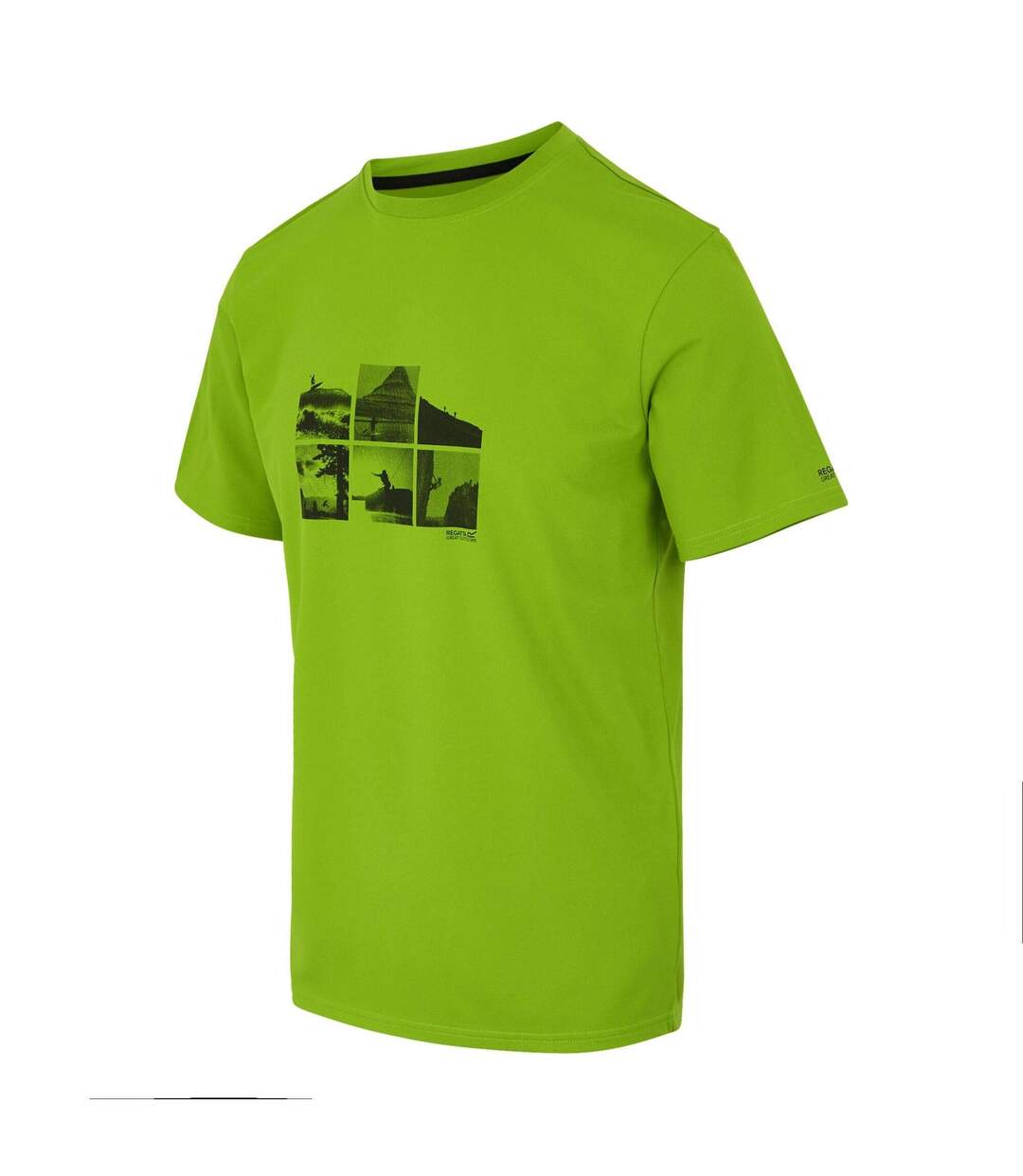 T-shirt fingal homme vert clair Regatta-3