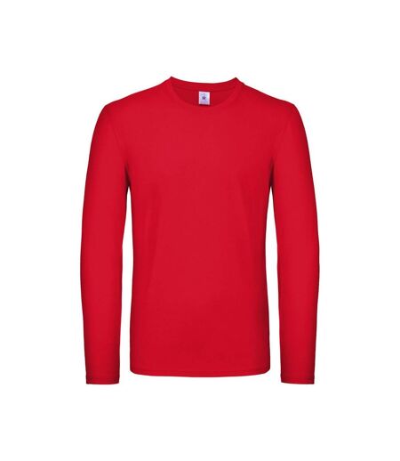 T-shirt Manches Longues #e150 Homme Rouge B&C