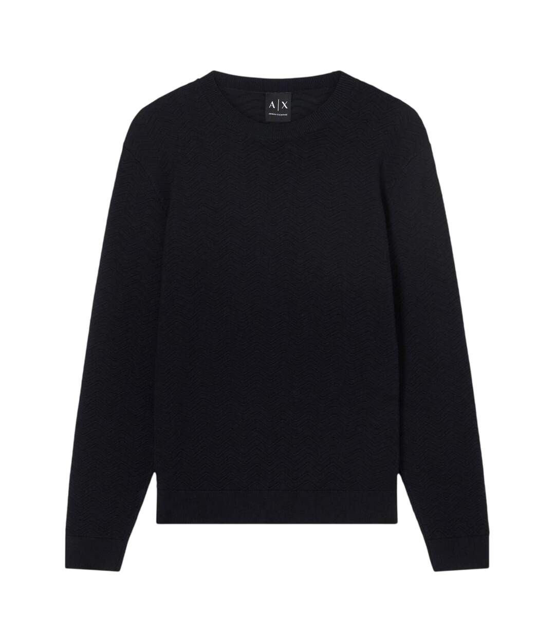 Pull Homme Bleu Marine Sombre Armani Exchange-1