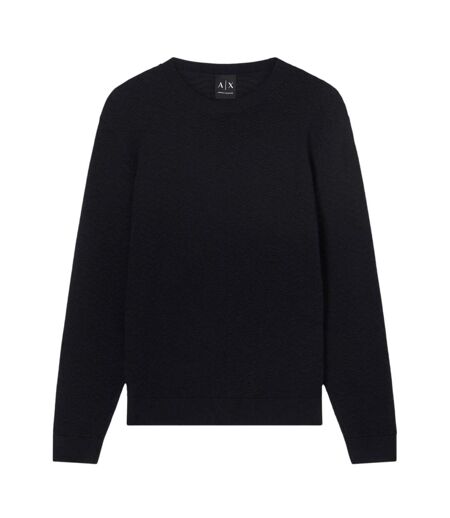 Pull Homme Bleu Marine Sombre Armani Exchange