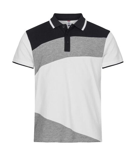 Unisex Adult Conrad Polo Shirt White Clique