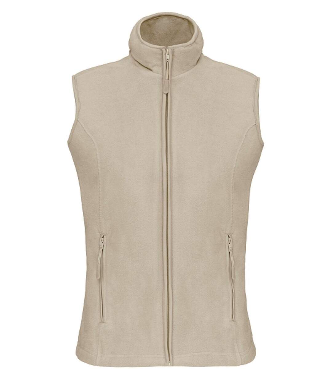 Gilet sans manches micro polaire femme - K906 - beige