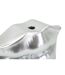 Vase Déco en Résine Mouth 23cm Argent-4