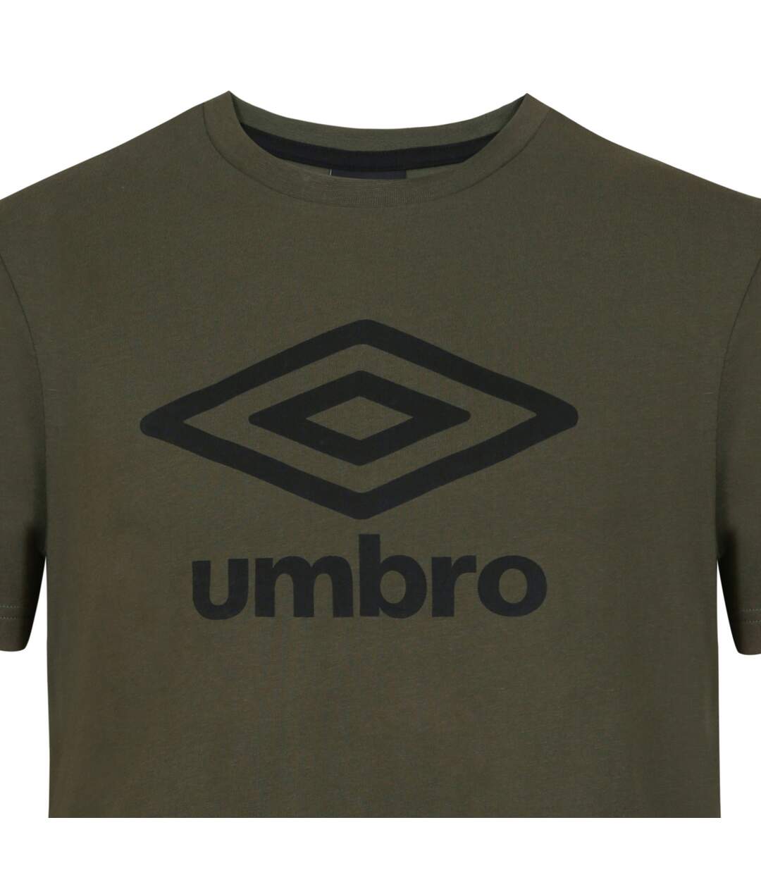 Tee shirt homme col rond en coton 160GSM et logo imprimé 729280 Umbro-2