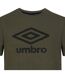 Tee shirt homme col rond en coton 160GSM et logo imprimé 729280 Umbro-2