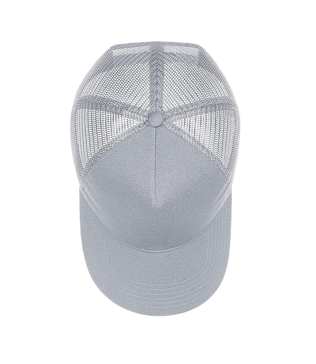 Casquette trucker adulte gris clair Beechfield-3