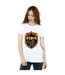 Disney Womens/Ladies The Lion King Crest Cotton Boyfriend T-Shirt (Blanc) - UTBI29450-2