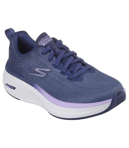 Womens/ladies go run elevate 2.0 trainers navy/lilac Skechers