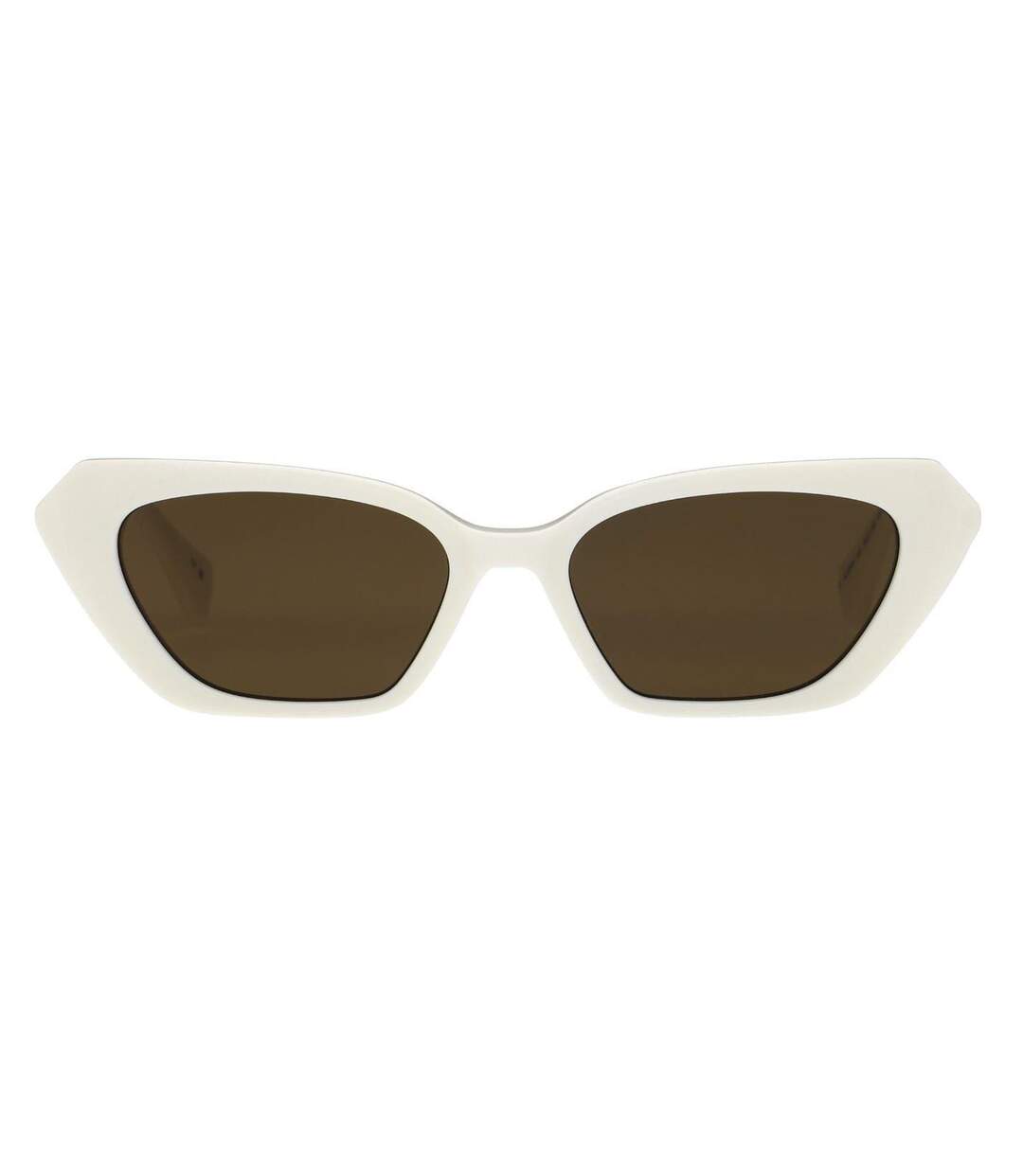 Lunettes De Soleil Motif/style Œil De Chat Femme Taille Unique Crème AllSaints-1