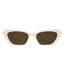 Lunettes De Soleil Motif/style Œil De Chat Femme Taille Unique Crème AllSaints-1