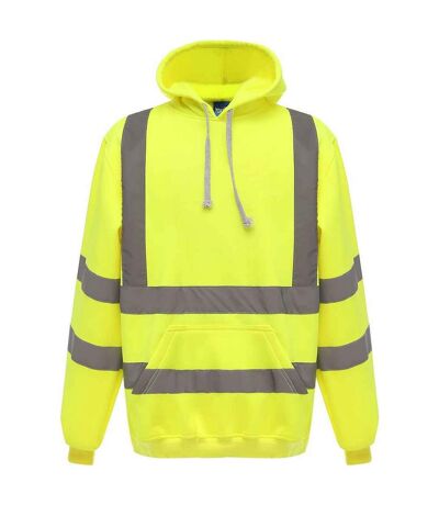 Sweat à capuche homme jaune Yoko