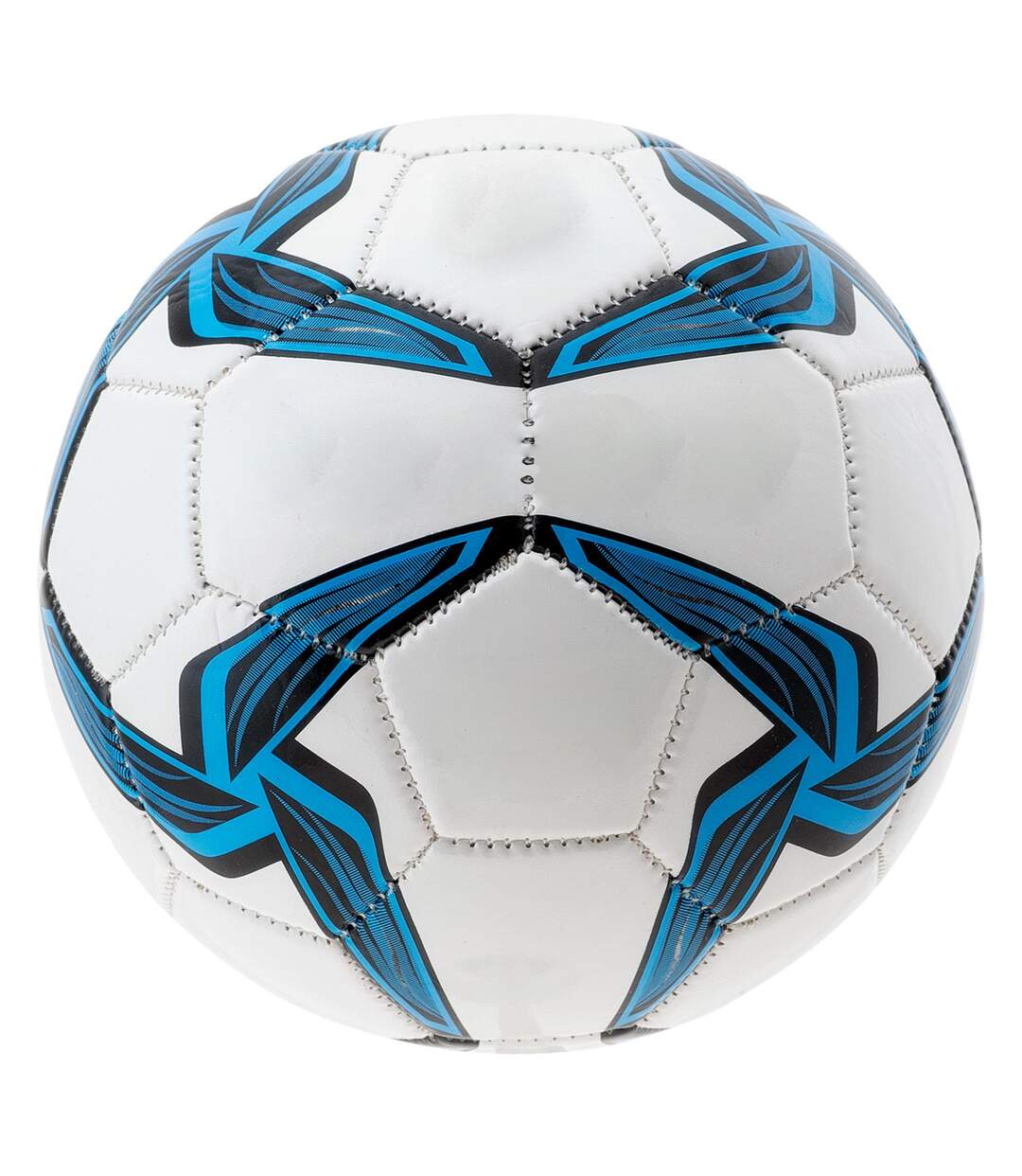 Ballon De Foot Nazare Taille 2 Blanc Bleu Noir Huari-2