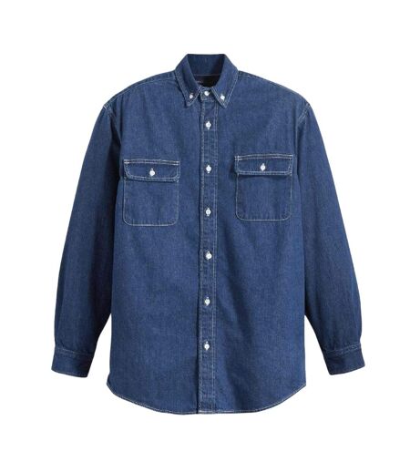 Mens Classic Denim Chest Pocket Shirt Indigo Levis