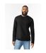 Mens Soft Style Long Sleeve T-shirt Navy Blue Gildan-1