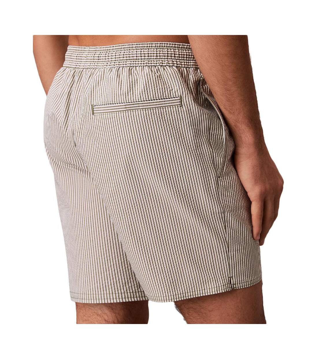 Short de bain kaki homme calvin klein drawstring-2