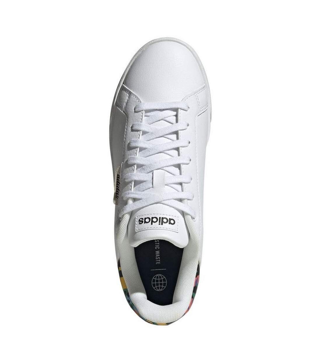 Baskets Court Silk Femme Blanc Adidas-3