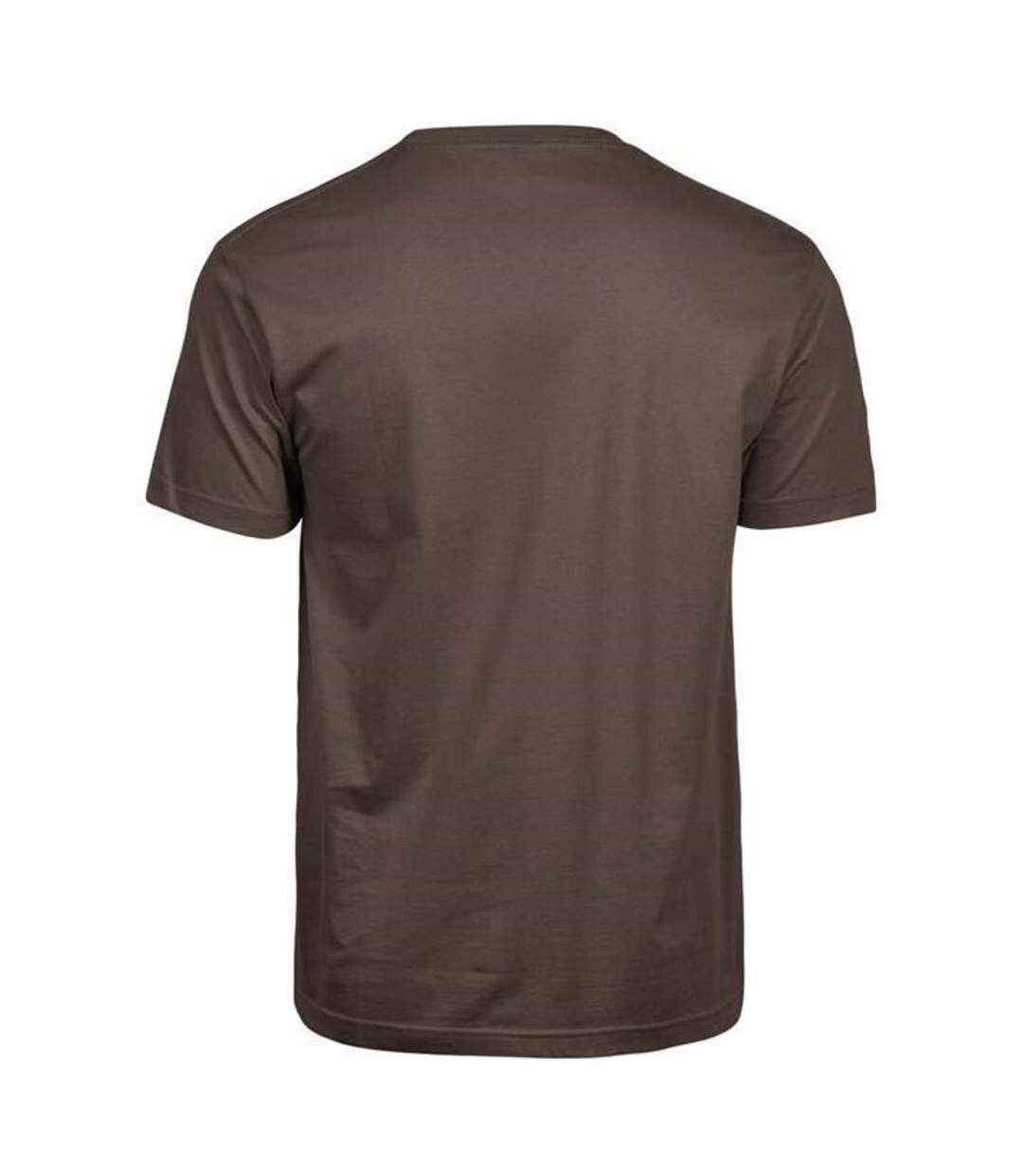 T-shirt sof hommes marron foncé Tee Jays