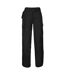 Pantalon de travail robuste, coupe longue homme noir Russell