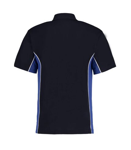 GAMEGEAR Mens Track Polycotton Pique Polo Shirt (Navy/Royal Blue) - UTPC6427