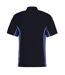 GAMEGEAR Mens Track Polycotton Pique Polo Shirt (Navy/Royal Blue)