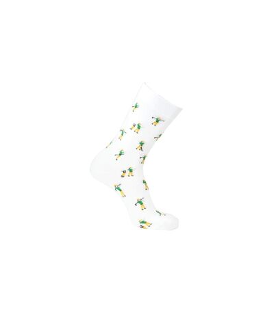 LES LIMOUSINES Chaussettes Homme Coton GOLF Blanc