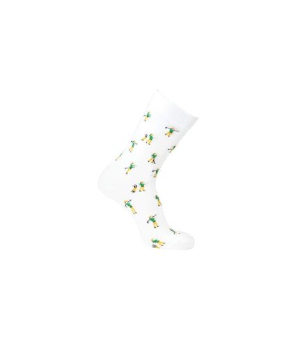 LES LIMOUSINES Chaussettes Homme Coton GOLF Blanc