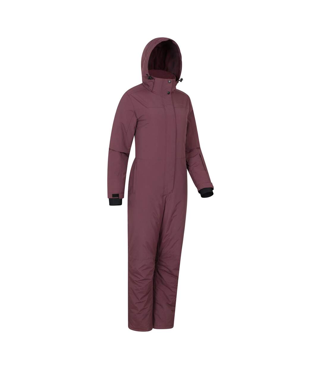 Womens/ladies Cloud Ski Suit Dark Purple Mountain Warehouse-4