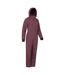 Womens/ladies Cloud Ski Suit Dark Purple Mountain Warehouse-4