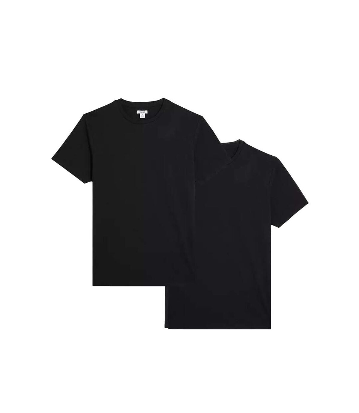 Maine Mens Crew Neck T-Shirt (Pack of 2) (Black)
