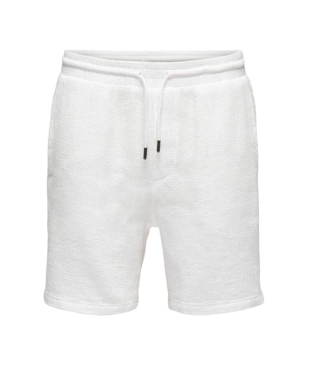 Short blanc homme only & sons bertil-1