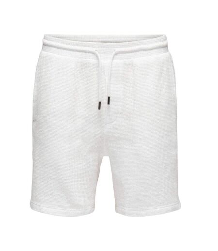 Short blanc homme only & sons bertil