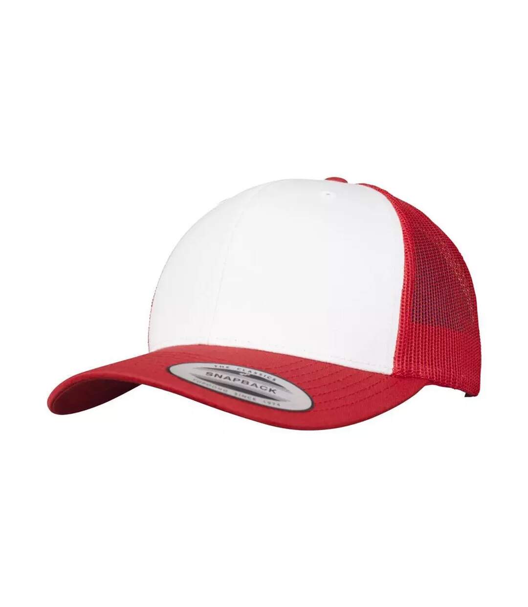 Casquette Trucker Retro Rouge Blanc Flexfit-1