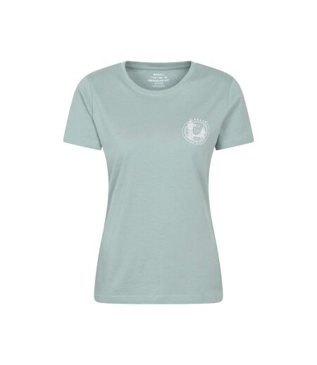 T-shirt Manches Courtes London Femme Vert Pâle Mountain Warehouse