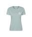 T-shirt Manches Courtes London Femme Vert Pâle Mountain Warehouse-1