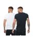 Pack of 2  Mens underwear logo t-shirt  white/black Emporio Armani-2