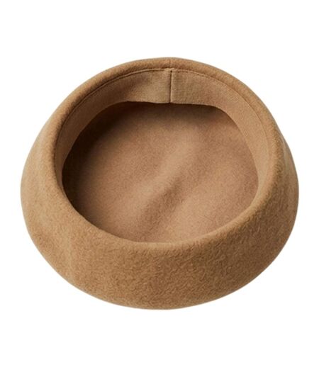 Womens/ladies Modelaine Wool Beret Beige Kangol