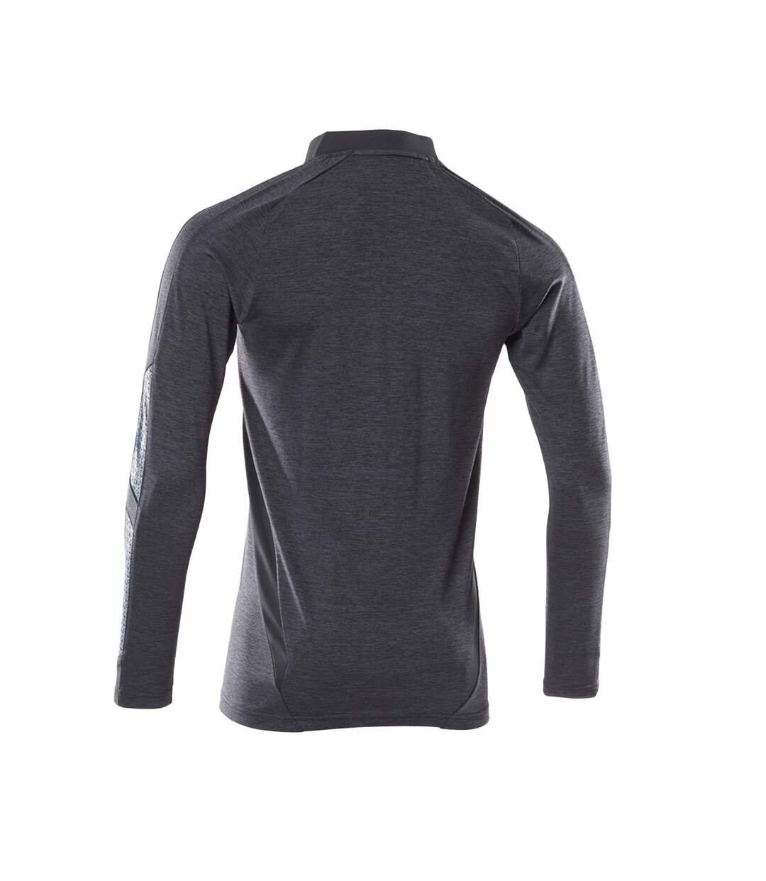 Polo Manches Longues Motif/style Tacheté Accelerate Homme Bleu Marine Foncé Mascot-1
