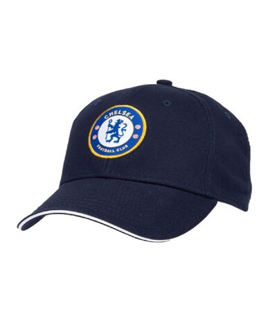 Chelsea FC Adult Super Core Baseball Cap (Navy) - UTSG18061