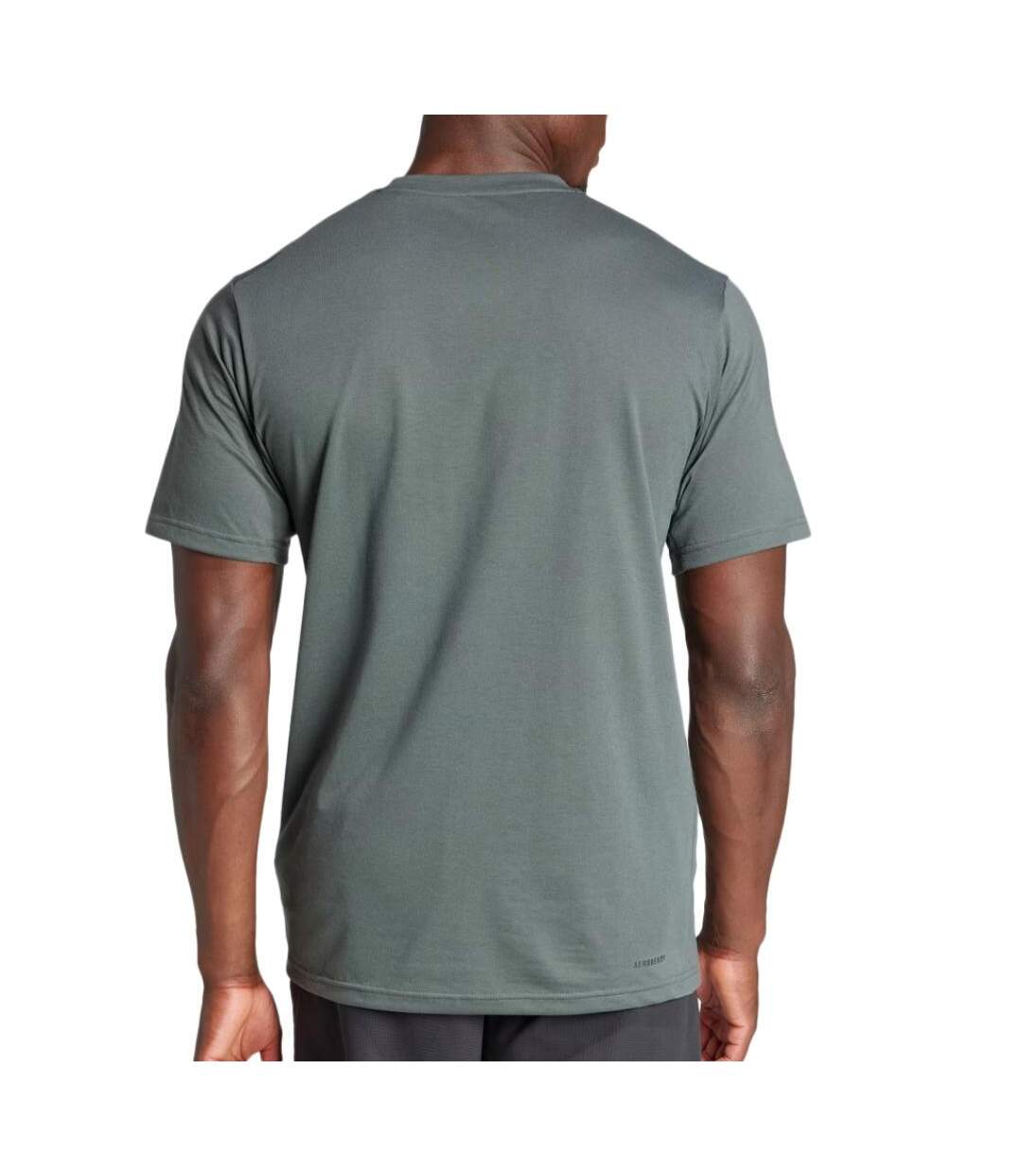 T-Shirt de sport vert/gris  homme adidas tr-es fr - m-2