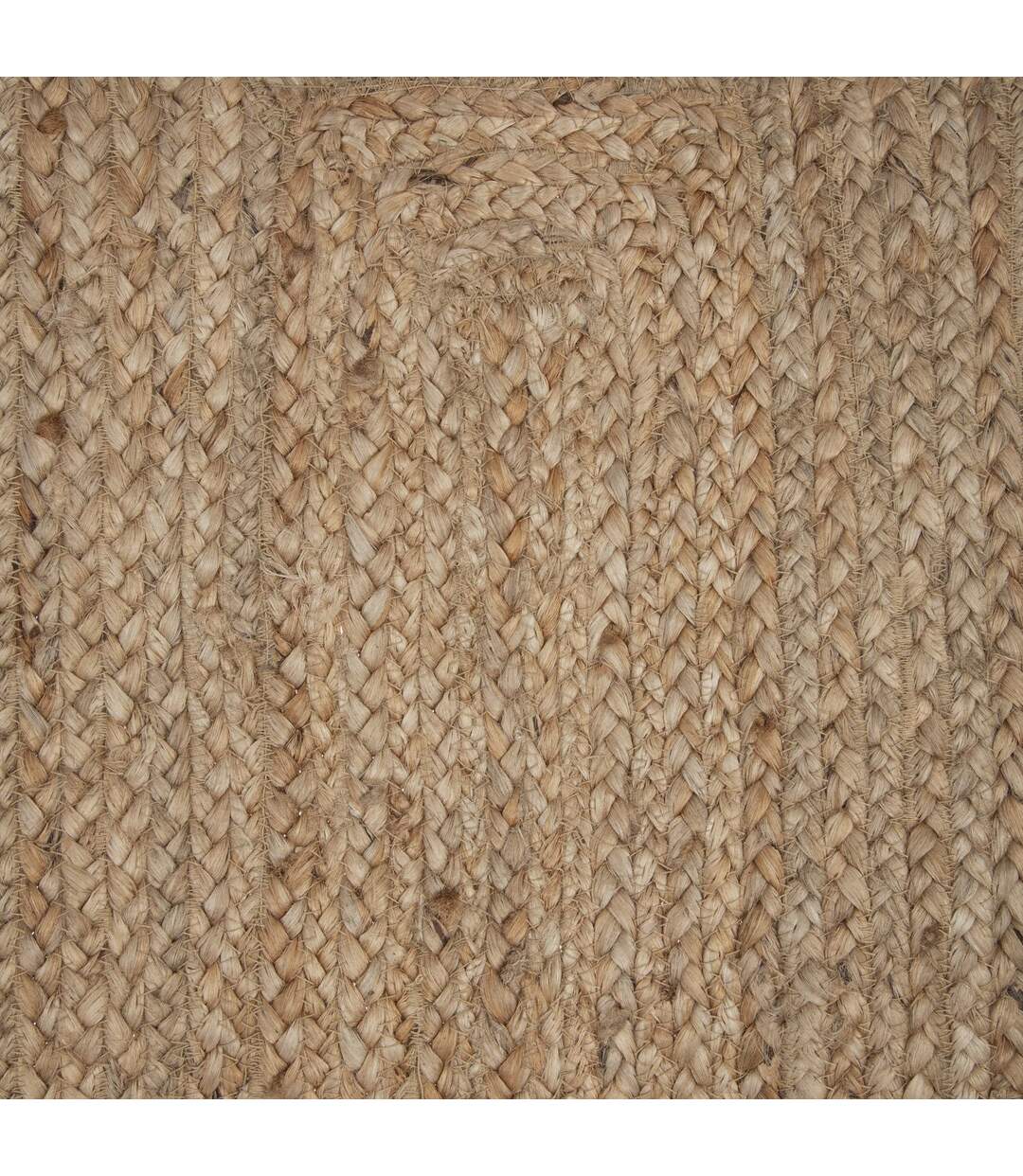 Tapis rectangulaire en jute Scandi - L. 60 x l. 90 cm - Marron-2