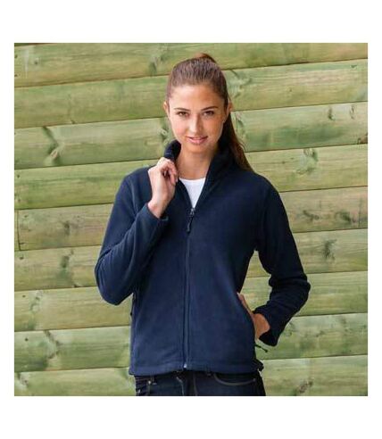 Russell Colours Ladies Full Zip Outdoor Fleece Jacket (French Navy) - UTBC574