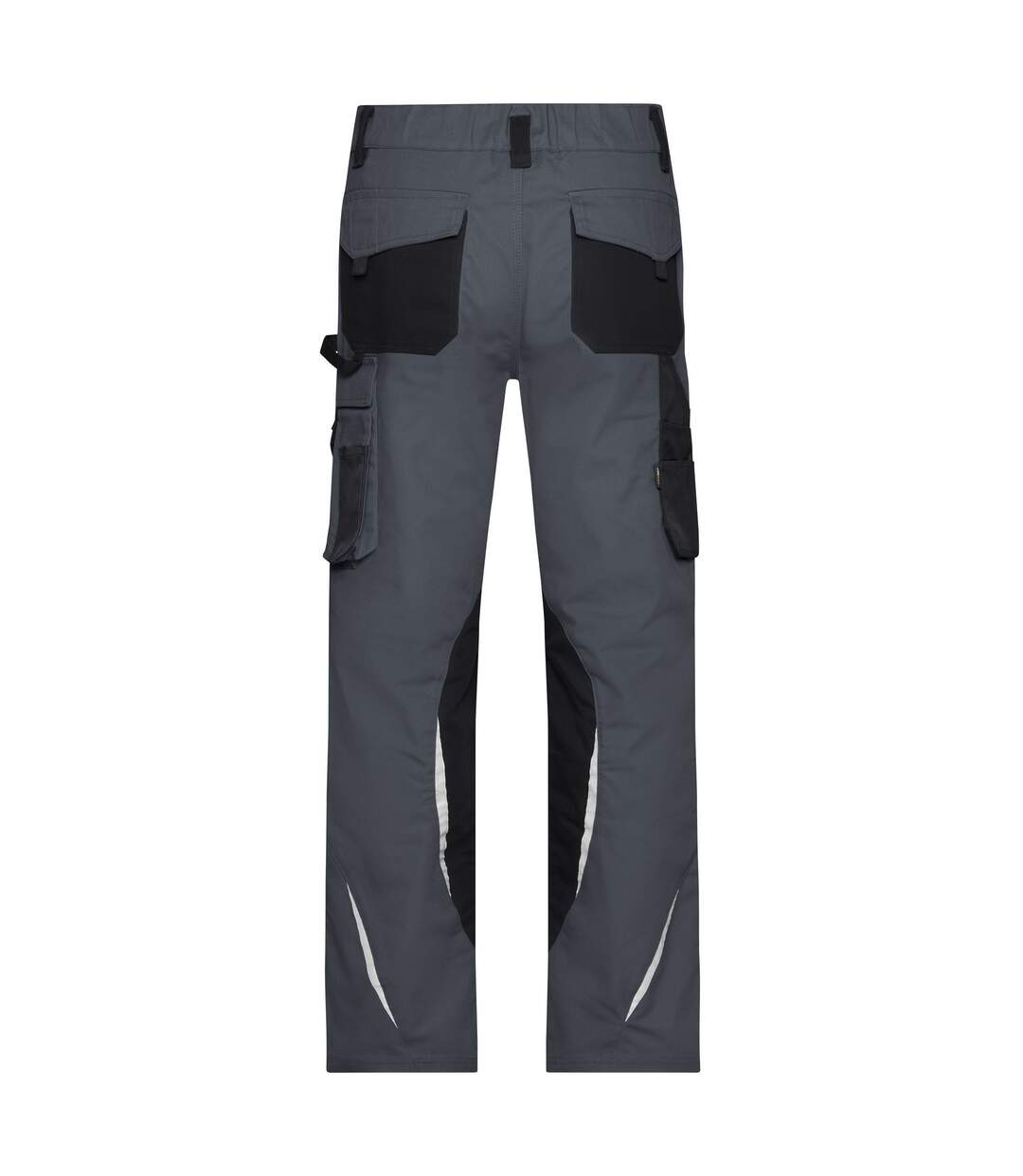 Pantalon De Travail Homme Carbone Noir James And Nicholson-2