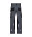 Pantalon De Travail Homme Carbone Noir James And Nicholson-2