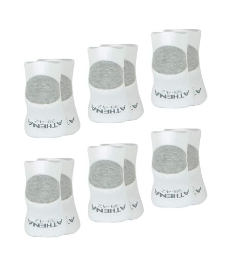 Lot de 6 paires de socquettes homme Ecopack Sport Athena