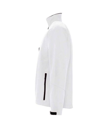 Veste softshell relax homme blanc SOLS