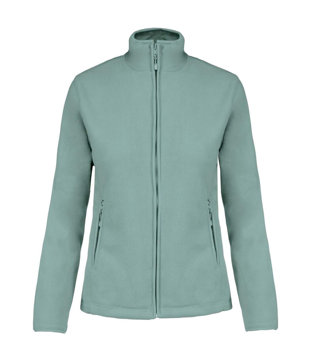 Veste micropolaire zippée - Femme - K907 - vert amande